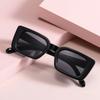 Rectangle Fashion Sunglasses Man Hip Hop Vintage Designer Black Shades Sun Glasses Small Frame Personality  Lentes