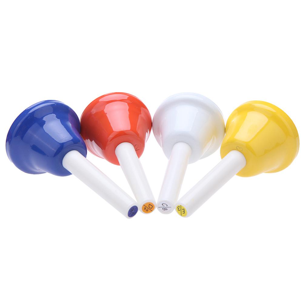 Handbell Hand Bell 8 Note Metal Colorful Kid Children Musical Toy Percussion Instrument