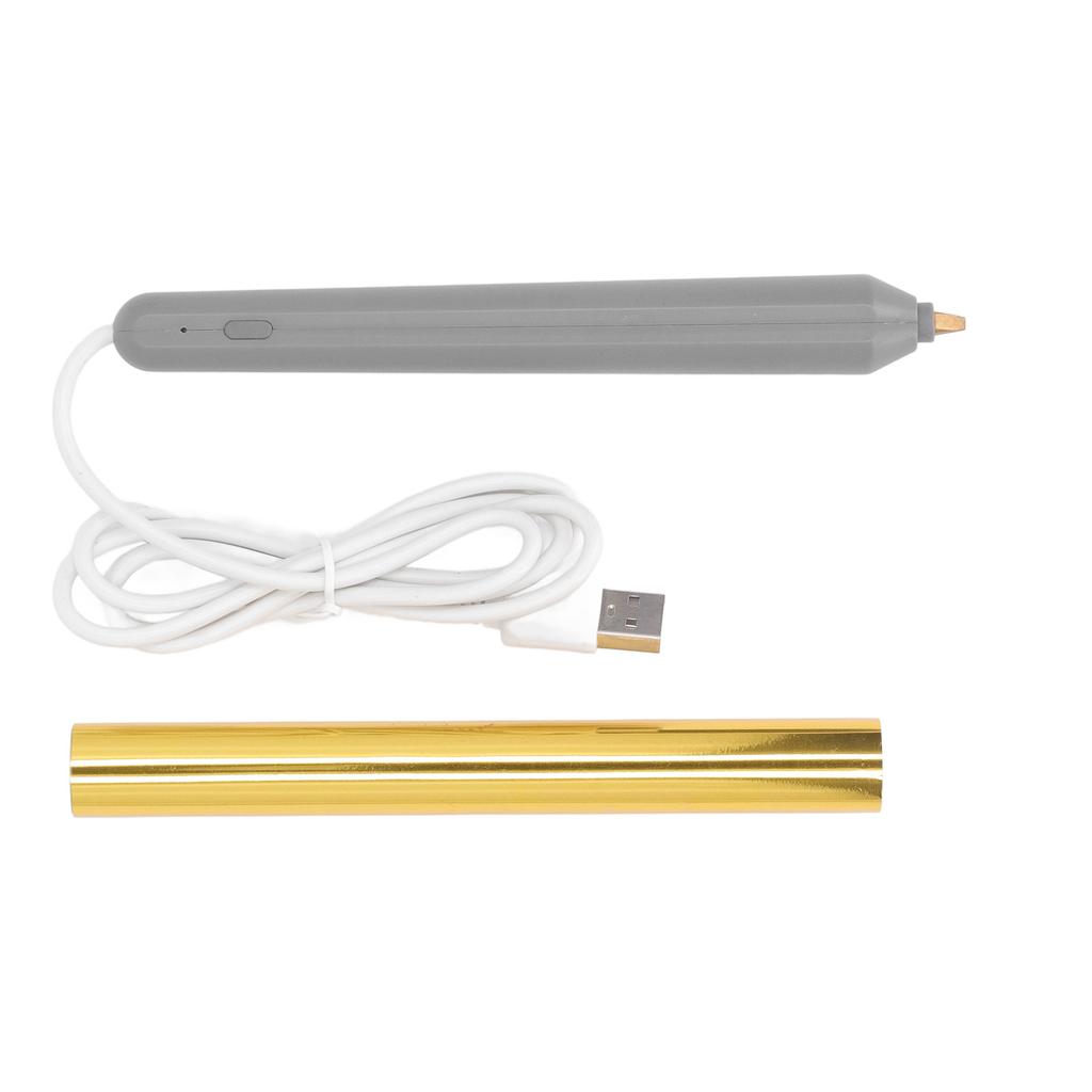 Hot Foil Pen USB Heat Foil Stamping Embossing Pen ABS Crafting Tool for Drawing Writing