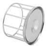Stainless Steel Tortoise Feeder Round Railing Shape Evenly Scatter Safe Reasonable Tortoise Feeding Basin for Pet Store for