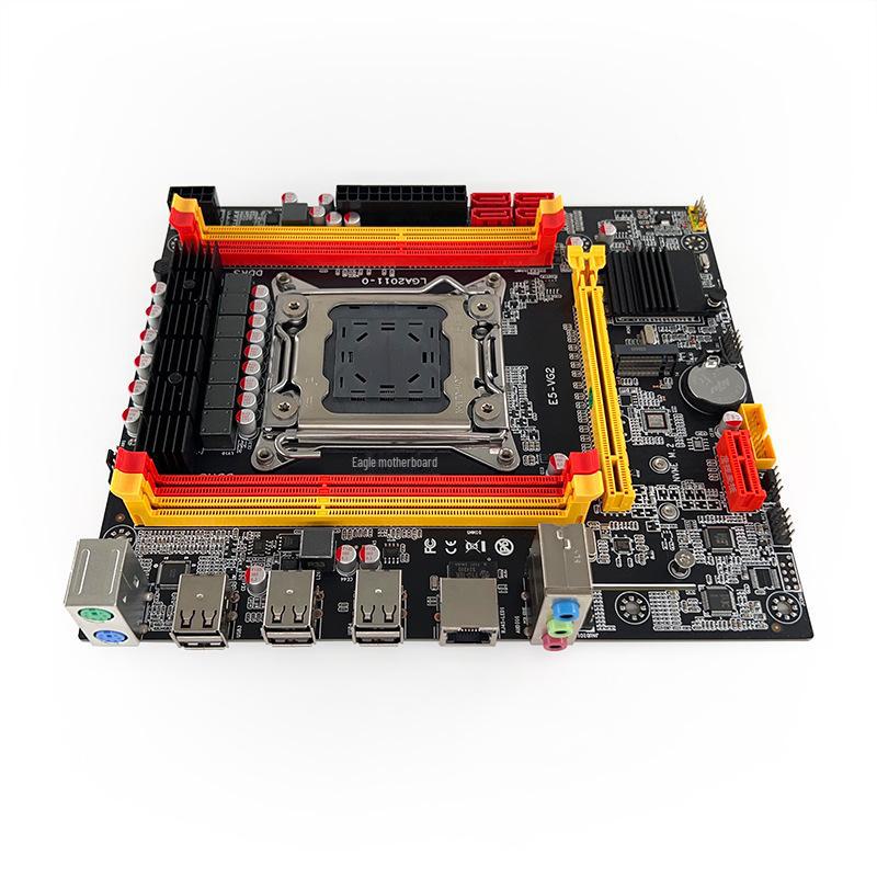 Eagle Jet X79-VG2 Desktop Motherboard, DDR3, Compatible with E5-2650v2/2680 CPUs (2011).
