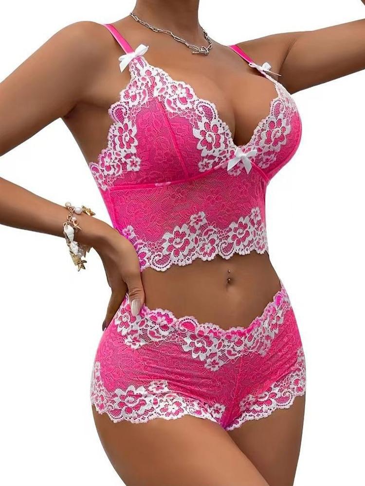 Sexy Lingerie Set Women Transparent Lace Bras Panties Open Crotch Exotic Erotic Underwear Porno Costume