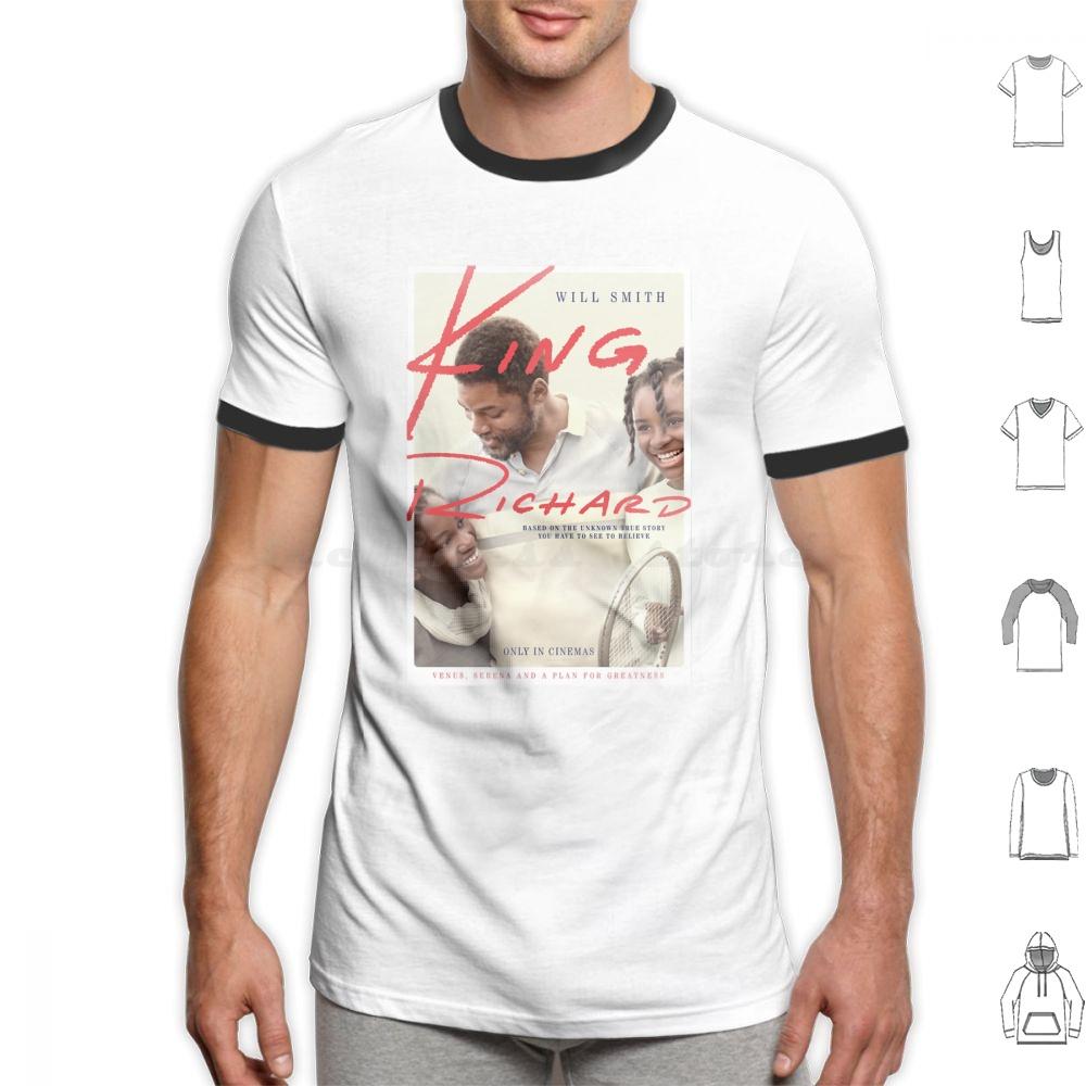 Vintage Retro For Mens Womens King Richard Movie 1 Gift For Fan T Shirt Big Size 100 Cotton Vintage Retro For Mens Womens King