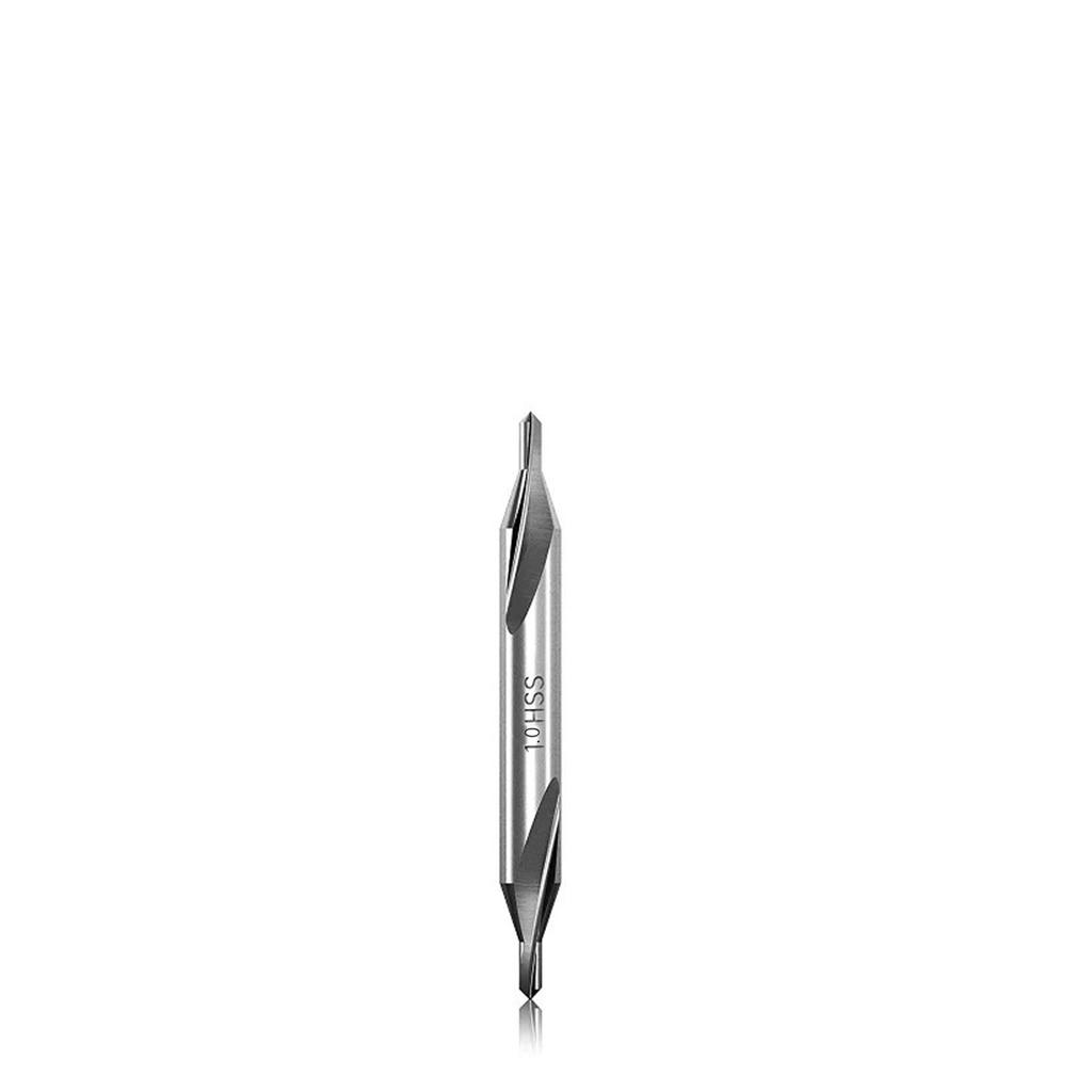 1/2/3/4/5mm High-speed Steel Center Drill Bit Set 60 Degree Combined Countersinks Angle Bits for Lathe Metalworking