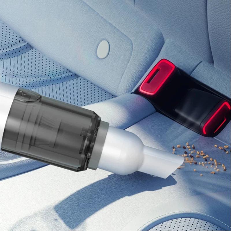 1 Set Portable Mini Handheld Vacuum Cleaner 3 In 1 Suction Blow Water Absorption For Car Desktop Coffee Powder Cleaning