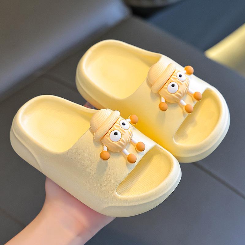 Children's Non-Slip EVA Bathroom Slippers - Thick Sole, Odor-Free, Unisex Indoor Footwear