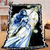 1 Stück Gothic Corpse Beauty In Bloom Flanelldecke Geschenk, Geeignet für Männer und Frauen, Weich, Ideal für Betten und Sofa, Geburtstags- oder Weihnachtsgeschenk