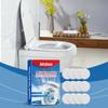 12pcs Oxygen Bleach Toilet Tablets Effervescent Power for Stains Limescale Fresh Scent Deodorizer Non Chlorine Formula Drop Flus