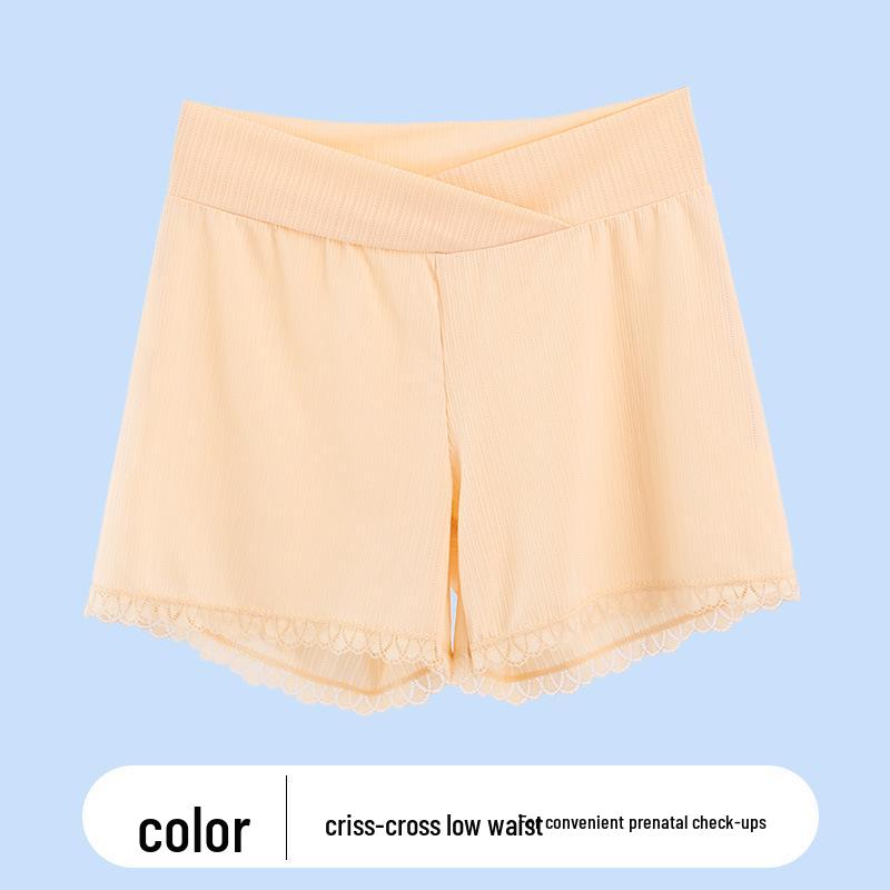 

Легкие шорты для беременных с низкой посадкой: Дышащая, высокоэластичная кружевная поддержка для ранней и поздней беременности 2XL (308-385 lbs) бежевый
