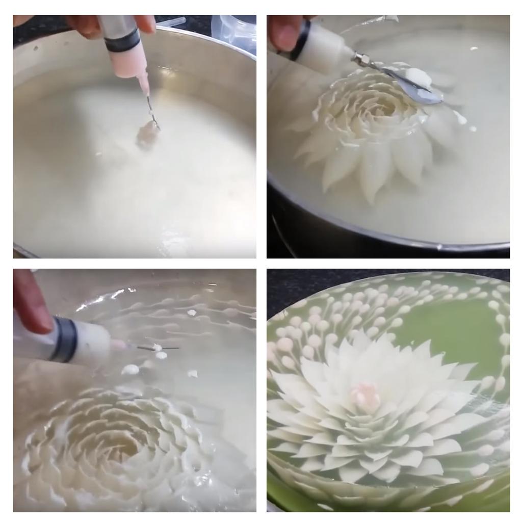 14 Stil 3D Gelatine Kuchenform Gelee Kunst Pudding Blumen Edelstahl Düse Spritze Nadel Set Kuchen Dekorationswerkzeuge