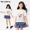 BARRY BANNY Mädchen Kühlendes T-Shirt mit Pony-Print, Kurzarm