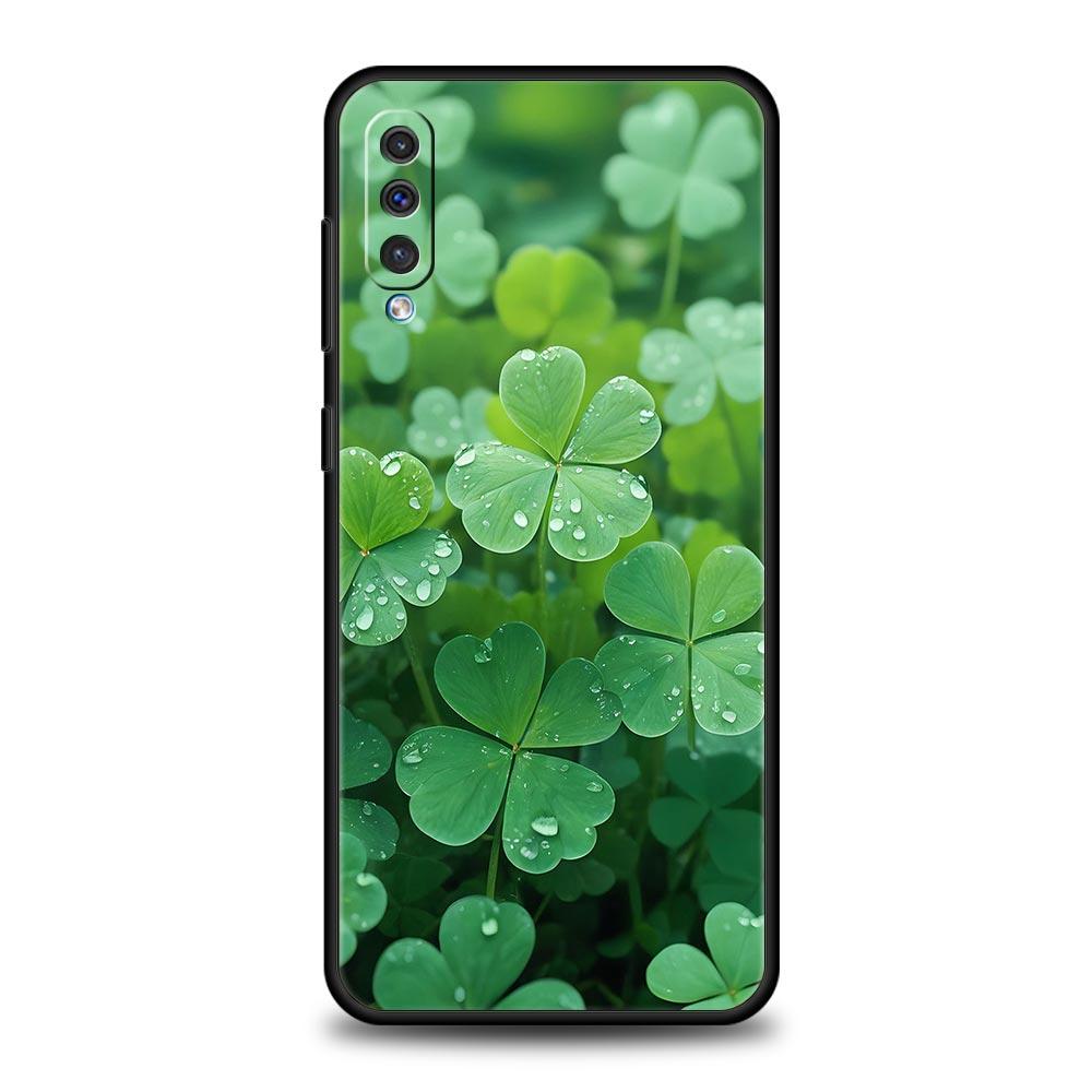 Cute Lucky Grass Phone Case For Samsung A56 A36 A26 A54 A52 A24 A14 A50 A72 A70 A06 A12 A22 A34 A42 A32 A04s A16 5G Cover