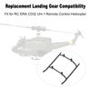 RC Helicopter Landing Gear Durable High Strength Flexible Lightweight Replacement Part for RC ERA C032 UH 1 Remote