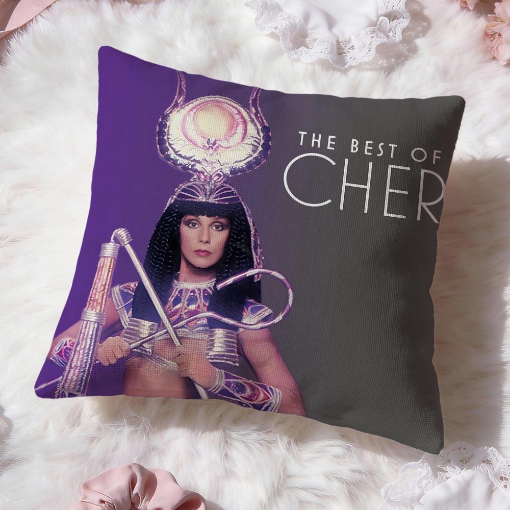 singer C-CherS Cushion Cover Premium Comfort Reversible Pillow Cove -Two in One Design for Any Room & Car Interior