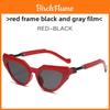 Y2k Future Tech Cat Eye Sunglasses With Uv400 Protection For Fashion Street Style