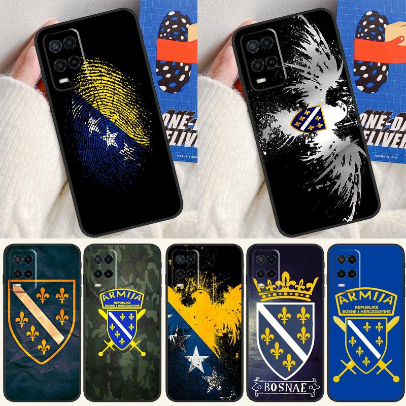 Bosnia and Herzegovina Flag Case For Oppo A96 A76 A16 A74 A94 A54 S A57 A77 A58 A78 A98 A5 A9 A91 A15 A17 A52 A72 Cover