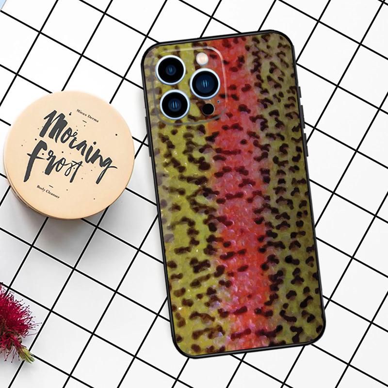 Brown Trout Fly Fishing Phone Case For iPhone 13 14 12 11 16 15 Pro Max Plus XS Max X XR 7 8 Plus 13 12 Mini Cover