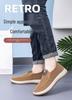 Men's Lightweight Casual Slip-on Shoes - Spring Style, Versatile Fashion, Low-cut Board Design