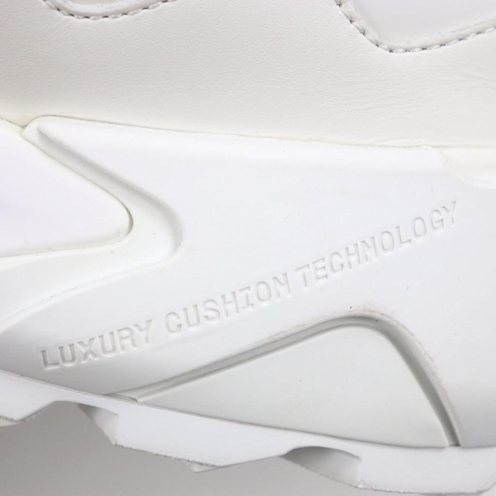 Louis Vuitton Sandalen tatic line Slip-on Sneaker weißes Leder Herren 10 Gebraucht