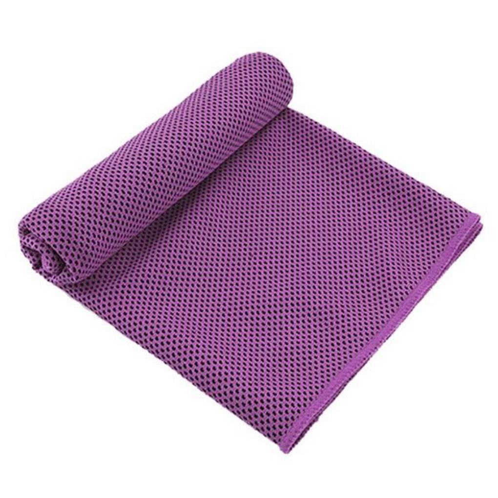 Cooler Wet Sports Towel (Purple)/Ice Towel Swim Towel