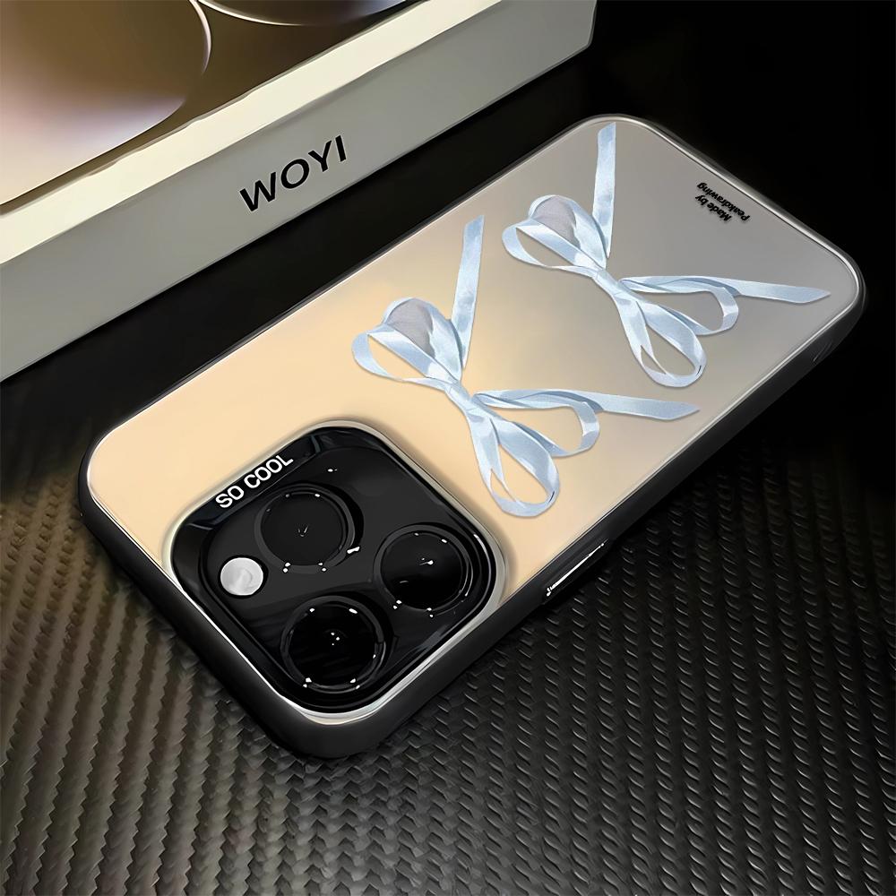 

Pink Bow Tie Case For Iphone 16 15 14 13 12 11 Pro Max Cover For Iphone 16 Pro Max Funda Coque Bumber Shell 16E 15 14 Case For iphone 11 ProMax