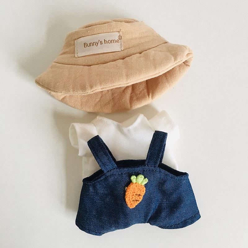 בגדי בובת קטיפה ויניל חמודה 17 ס"מ קופסה עיוורת - תליון LaBuBu שמלת אביזרים