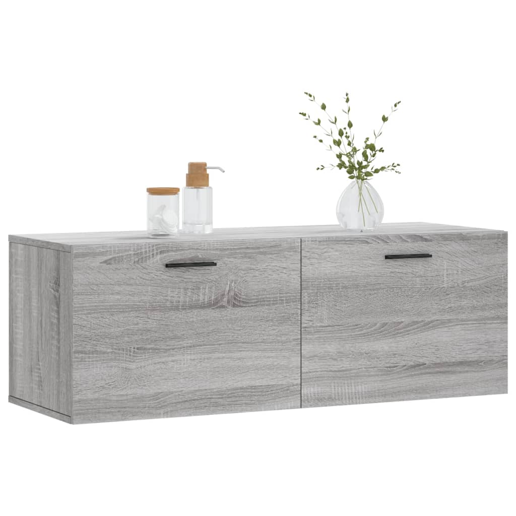 Wall Cabinet Gray Sonoma 100 x 36.5 x 35 cm Particleboard