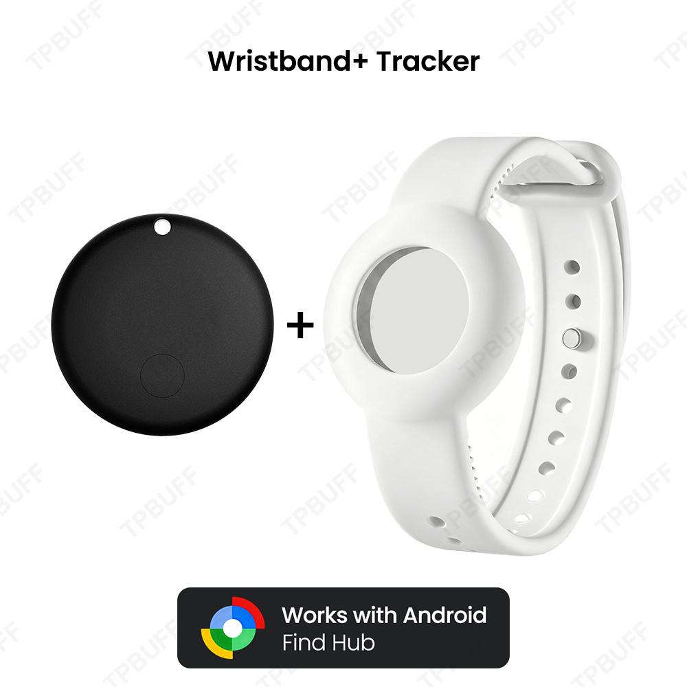 Android Smart Tracker Bracelet for Kids Soft Silicone Waterproof Wristband GPS Tracker Watch Band For Google Find Hub Anti-lost