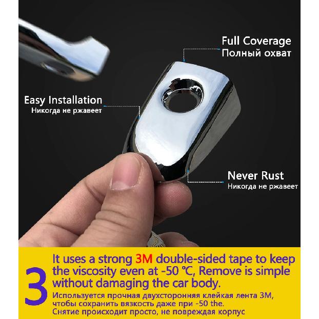 Luxurious Stability New Chrome Door Handles Cover Trim for Citroen C3 MK1 2002~2009 Car Accessories Stickers Catch Auto Styling
