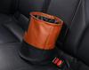 Foldable Leather Car Storage Box and Trash Can