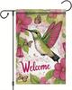 Starlit Patio Spring Summer Hummingbird Garden Ag 12x18 Inch Double Sided Hummingbird Oral Buttery Small Yard Ag Hou LLX