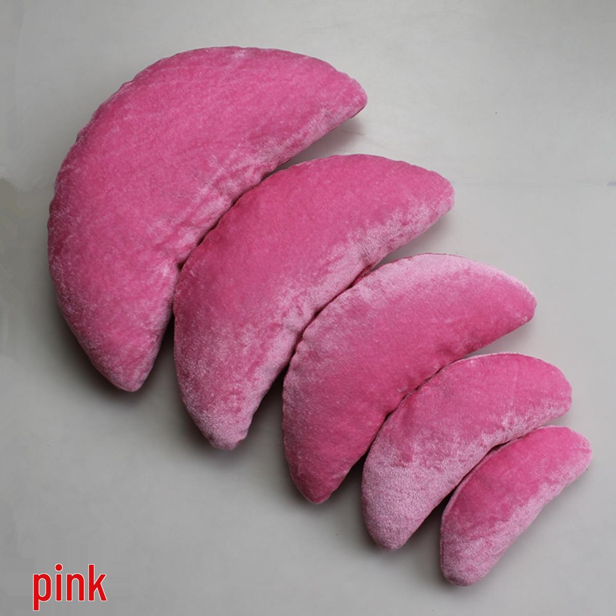 

Реквизит для новорожденных Подушка в виде полумесяца 5-piece set розовый