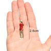 1/64 People Figure DIY Crafts Collectibles Fashionable Hand Painted Mini Figurine for Diorama