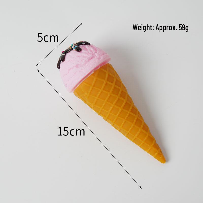Ice Cream Toy Cone Simulation Display Props for Cold Drink Shop
