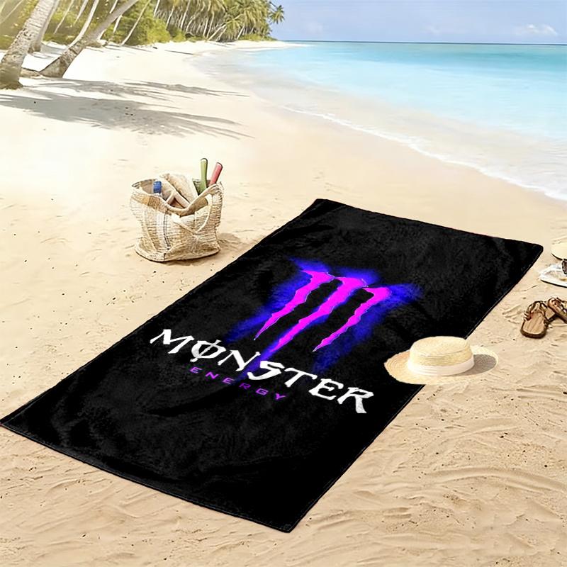 Monster Energy Towel, Large Soft Quick Dry Towel for Beach Camping Swimming