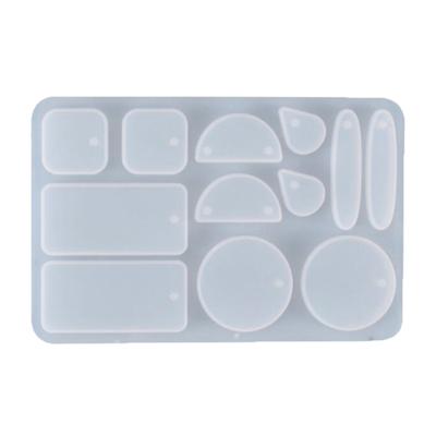 Silikon Ohrring Anhänger Harz Form Casting Form Werkzeug Diy Epoxy Machen