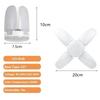 Folding Bulb LED 4 Blades Super Bright 6500k Lighting 85-265V E26/27 Screw Mouth No Flicker Energy Saving