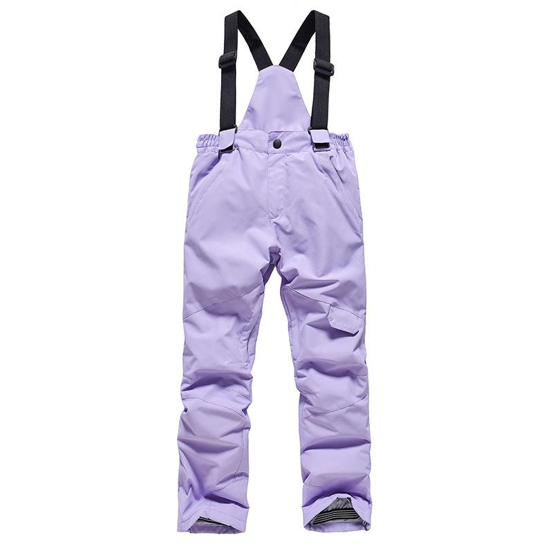 New Style Kids Boys Girls Skiing Pants High Quality Windproof Waterproof Ski Pants Children Warm Winter Snow Snowboard Trousers