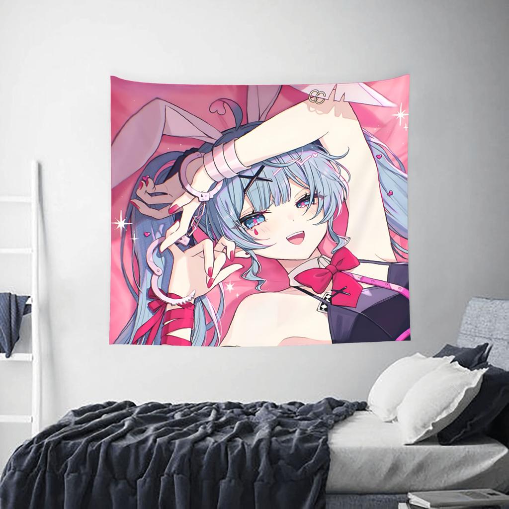 Cutecore Hatsune Miku Tapestry Room decoration Home Decoration Tapestry Decor Accessories Cute Room Decor