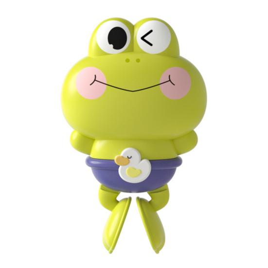 Wind-Up Frog Bath Toy Cute Swimming Frog Baby Bath Toy Kids Fun Water Play Toy for Bathroom Swimming Pool