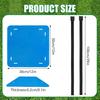 4Pcs Soccer Goal Target For Goals Training With 8Pcs Adjustable Extra-Long Strap