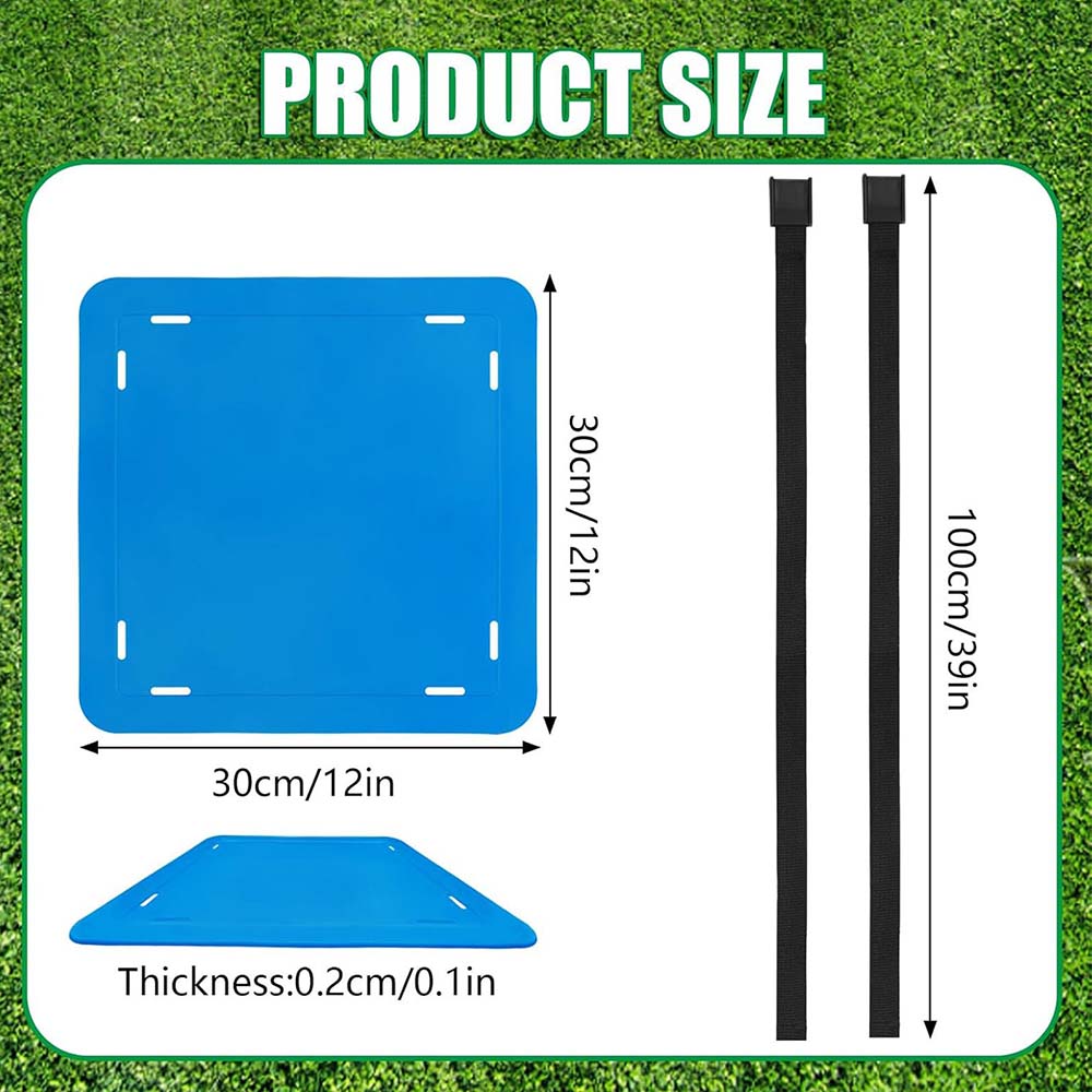 4Pcs Soccer Goal Target For Goals Training With 8Pcs Adjustable Extra-Long Strap