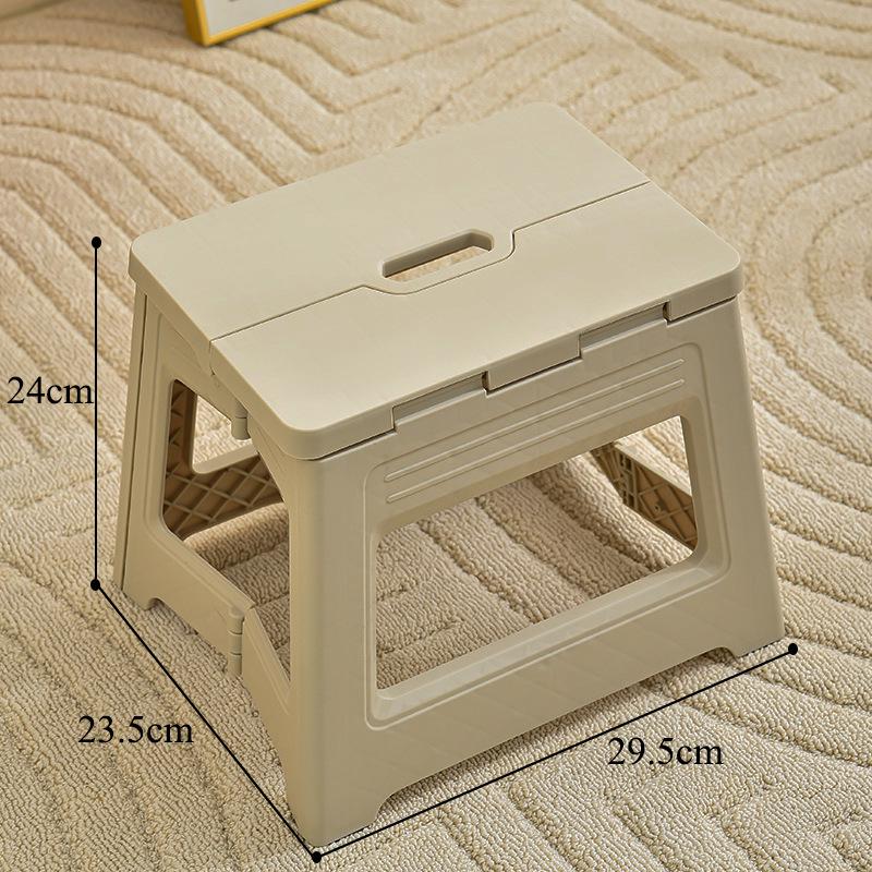 Adjustable Telescopic Folding Portable Plastic Stool for Outdoor Travel, Fishing, and Household Use