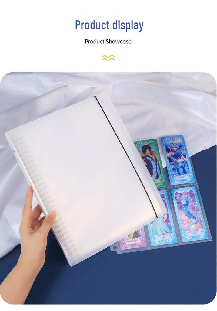 B5 26-Hole Large-Capacity Frosted PP Binder Cover & Refill Notebook Folder