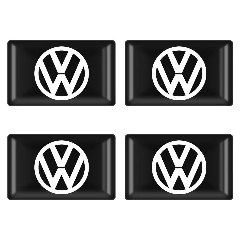 WHAQY1 2026 Hot For VOLKSWAGEN VW Auto Wheel Tire Valve Stem Caps Cover & 3D Epoxy Car Interior Decorative Stickers For Volkswagen Tigu