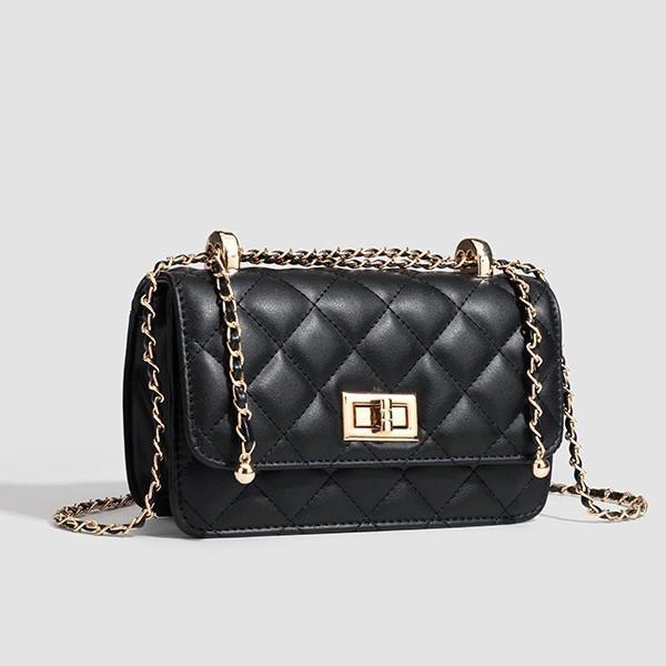 Women's bag 2025 new shoulder small square bag niche fashion versatile high texture diamond chain crossbody shoulder bag