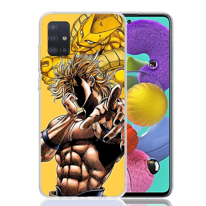 JoJo Adventure Dio Diego Brando Phone Case For Samsung Galaxy A52 A32 A22 A12 A02S A50S A30S A51 A31 AA71 Note 20 Ultra 10 S10 P