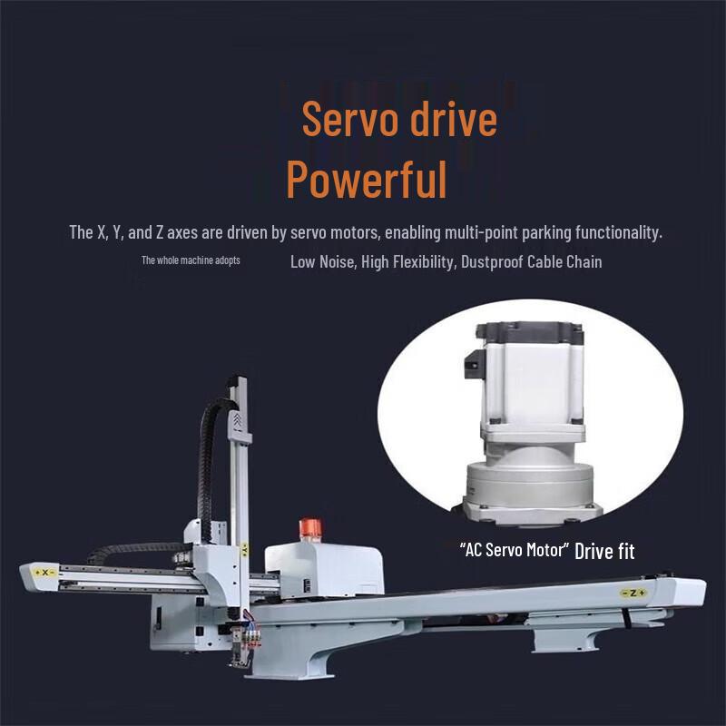 Jundelun S5-800 5-Axis Injection Molding Robot Arm CN plug (adapter included)