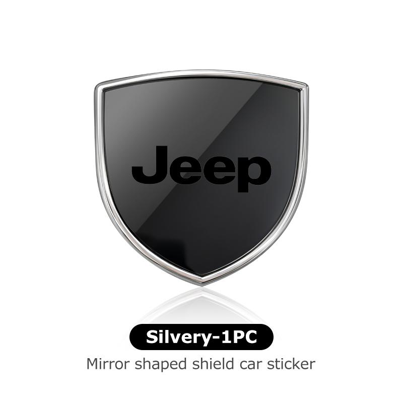 Para Jeep Carro Logo Porta-malas Capô Tampa Traseira Emblema Adesivo Acessórios de Estilo Automotivo Cherokee Wrangler JK Gladiator Compass Renegade