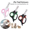 Pet Nail Care Scissors Pet Nail Scissors Rabbit Guinea Pig Cat Toe Claw Dog Trimmer Nail Cutter Nail Clipper Stainless Steel